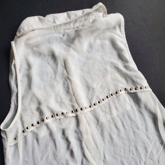 Penelope White Chiffon Blouse - Picture 8 of 8